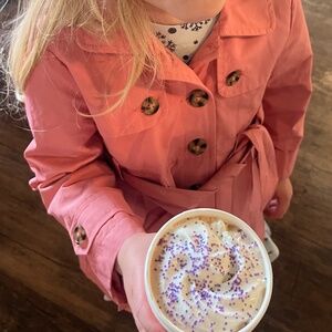 Pink 3T Raincoat with Belt